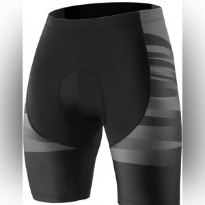 MEN’s Cycling Shorts Breathable Padded Mountain Bike Pants Tight-Fit- New